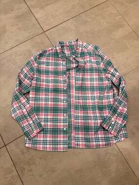 Vineyard Vines Men's On-The-Go Performance brrrº Plaid Button-Down Shirt XL
